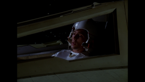 An ill Regis Saroyan falls behind, becoming a target for pirates in an action that leads to the Defense of Scout Three (BR25: "Planet of the Slave Girls").