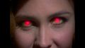William "Buck" Rogers sees Wilma Deering's eyes glow like the Vorvon's (BR25: "Space Vampire").